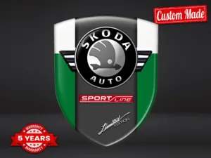 Skoda Adesivi Parabrezza Resistenti Universali Alta Qualità